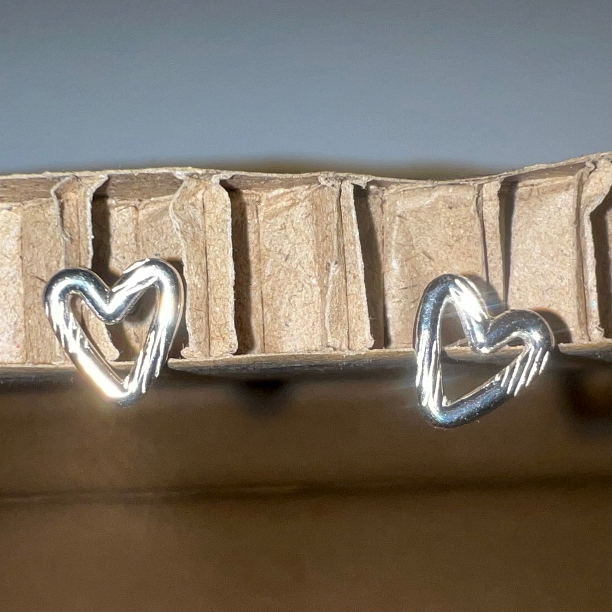 Open Heart Studs Earring