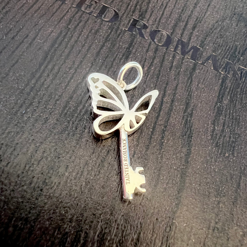 Flutter to My Heart Butterfly Key Pendant