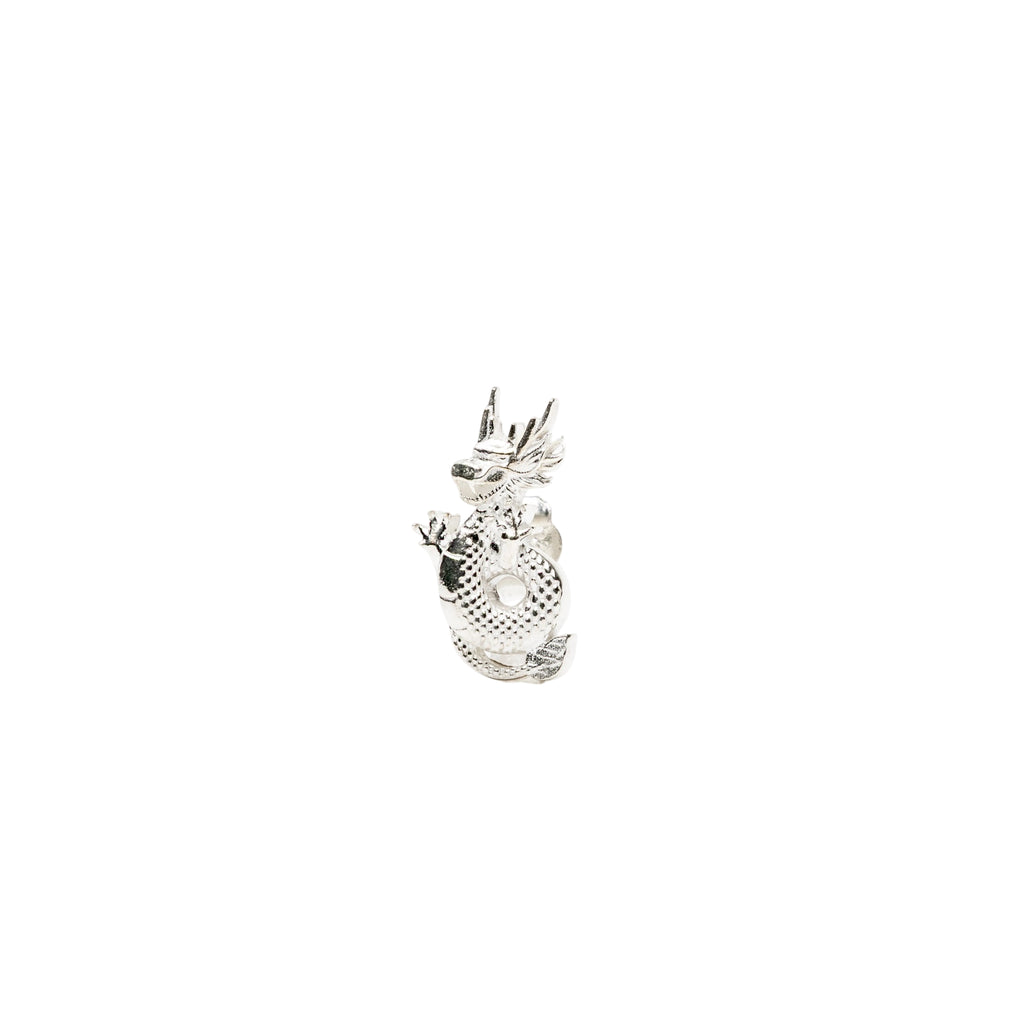 silver dragon earring