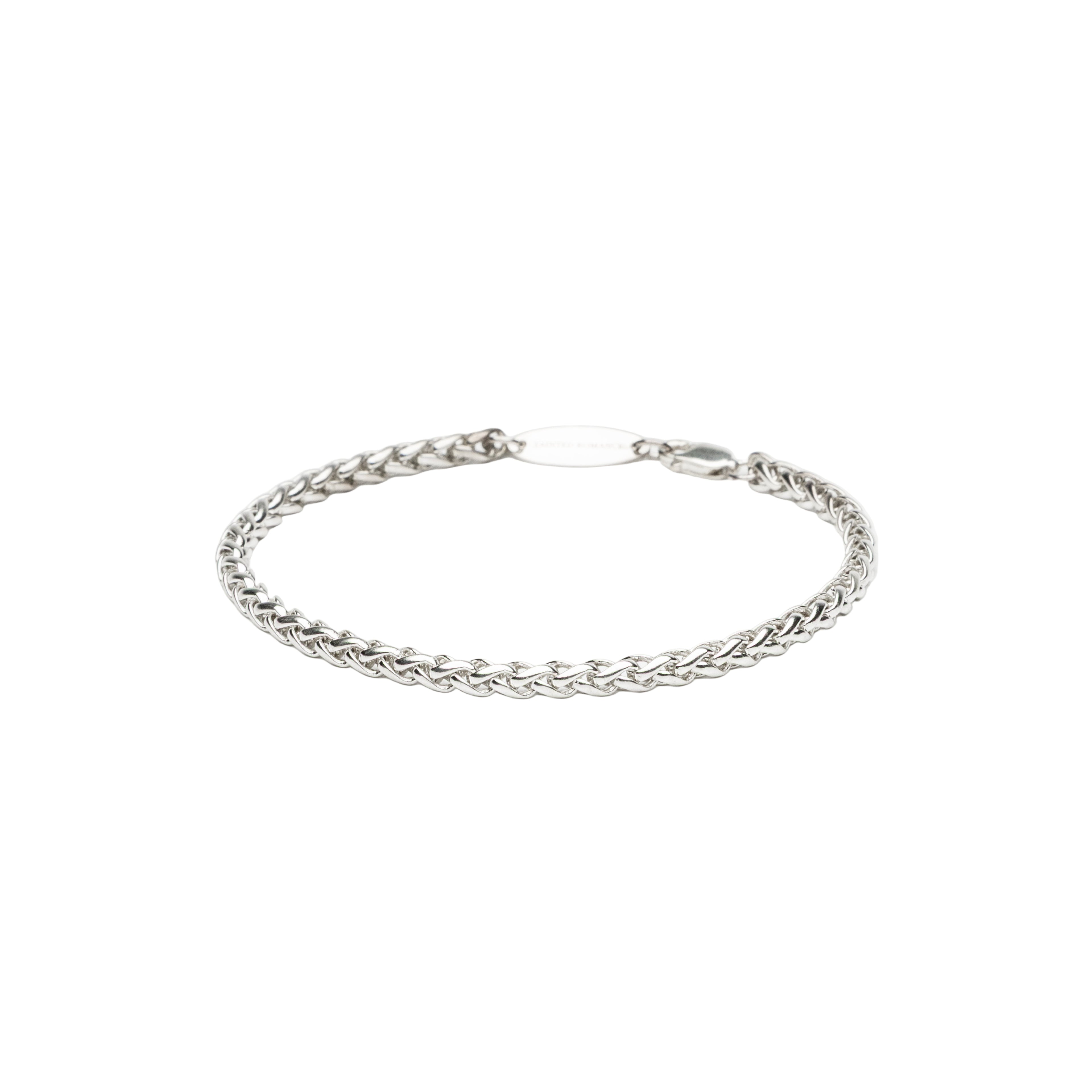 Silver chain bracelet