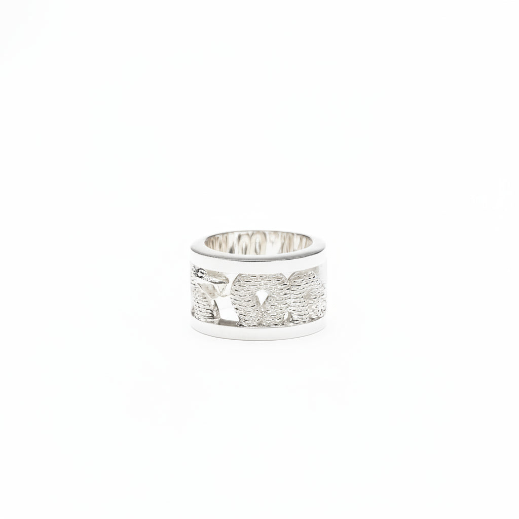 Silver snake ring